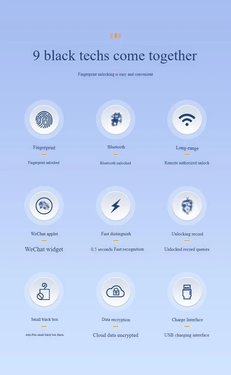 Outdoor Waterproof Bluetooth Fingerprint Padlock Cabinet Smart Remote Control Warehouse