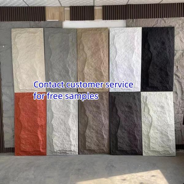 Производственная цена Искусственная культура Камень ПУ Пена Камень Для Декорации Стены ПУ 3D Стенная панель