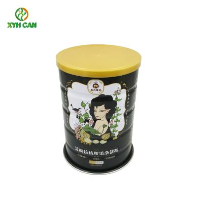 Lata de lata vazia redonda do metal dos recipientes 900g da lata do produto comestível da segurança que empacota para o pó de leite