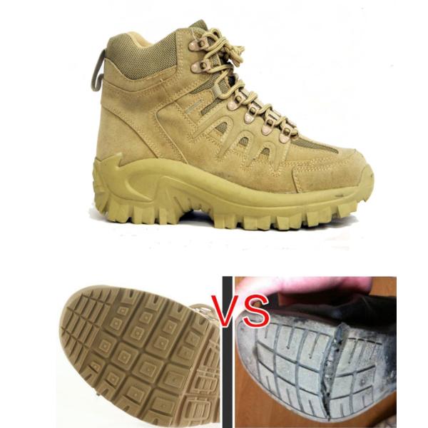 Anti Slip Military Tactical Shoes Mid Calf Sports Hiking Weather Resistant