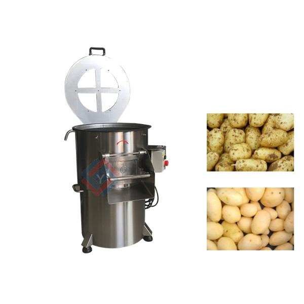 Small Fruit And Vegetable Peeler Machine Carrot Sweet Potato Skin Peeler 500KG/H Capacity