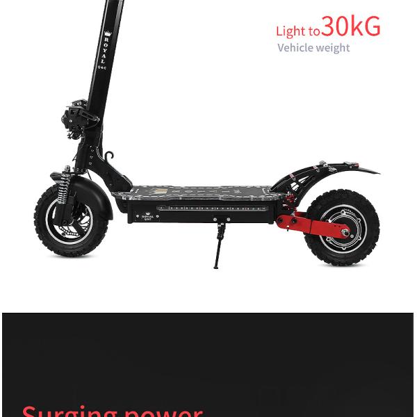 10/11 Inch 48V 60V 1000W 2000W High Power High Speed Cross-Country Electric Scooter