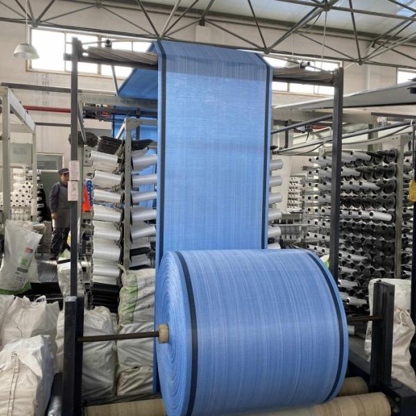 400cm Width 40gsm PP Woven Fabric Roll Of PP Woven Bag For Sand Feeds