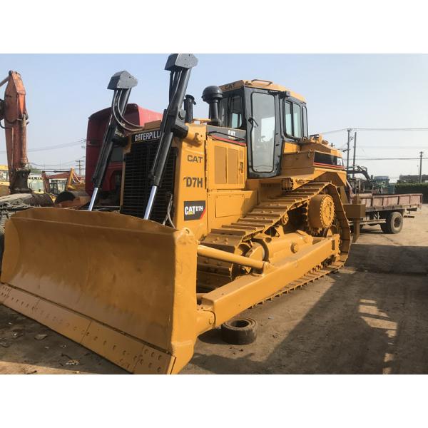 Paint CAT D7H Crawler Bulldozer 3 Shanks Ripper Powershift Transmission