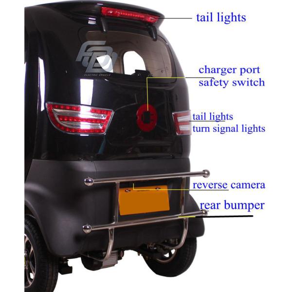 1200W Electric Four Wheeler Car Brushless Adult Electric Delivery Car