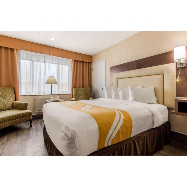 Eco-Friendly Material Quality Inn Choice 3 Star Hotel Room Furniture Custom Melamine 3 Star Design Durable Furniture for Hotels