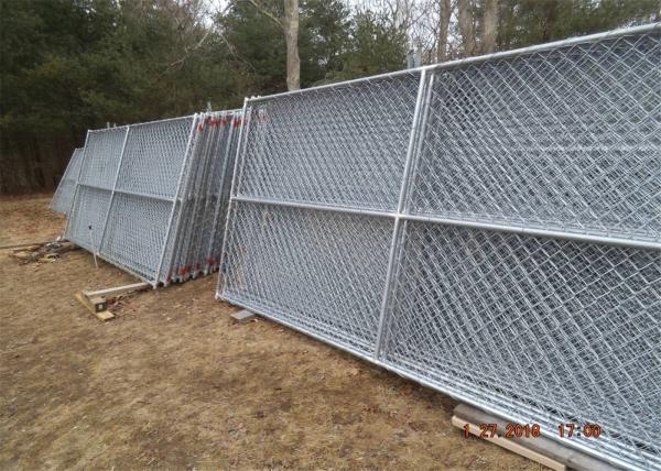 6'x12'  New Cyclone Chain Link Temporary Fence Panels  Mesh 57mm x 57mm Diameter 2.70mm