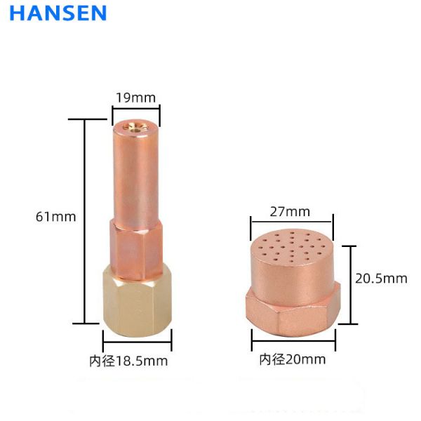 Heavy-Duty Concentrated & Diffused Heating Torch  ，Propane Baking Gun ， Industrial Blowtorch  ，Gas Welding Torch for Metal Preheating, Brazing & Surface Treatment (0.8m-1.2m Copper Nozzle)