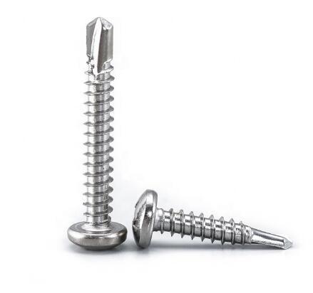 Stainless Steel 316 Cross Head Screw Self Drilling Screws DIN7504 ST4.8*25 Zinc Plate Surface