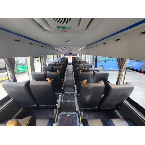 Luxo rosa usados Yutong ônibus Euro 5 LHD usados ônibus diesel Shuttle para venda