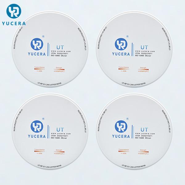 Placa 49% dental da zircônia de 1350HV 98x12mm para a máquina de trituração
