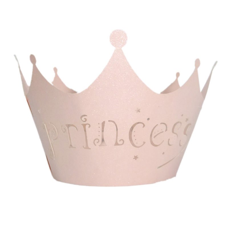 Pink 2012 Princess Laser Cut Decorative Cupcake Wrappers ideas for wedding favors