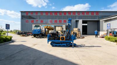 150M Small Crawler Water Well Drilling Rig With Large Diameter