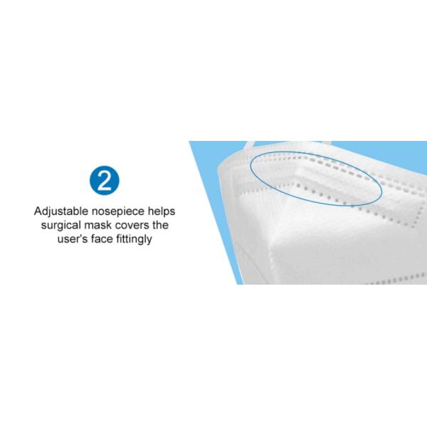 Adult Disposable KN95 Mask High Breathability Good Air Permeability