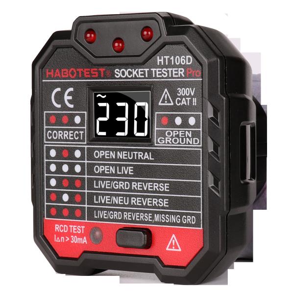 250V Check Plug Socket Tester