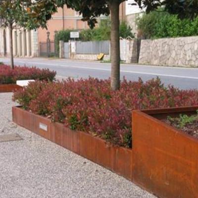 1000mm Corten Border Edging ISO Corten Steel Lawn Edging