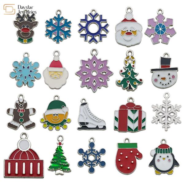 Шармы рождества эмали позолоченные для браслета ожерелья серег изготовления ювелирных изделий