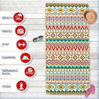 Custom Oversized Quick Dry lightweight extra large Custom beach Towel For Sports Beach Gym Viagens