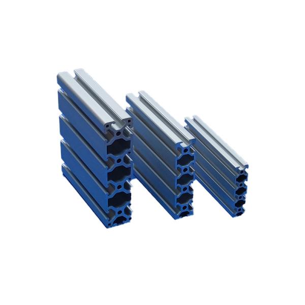 Industrial Aluminum Extrusion Profile T Slot 4080 6060 6030 anodizing / Polishing