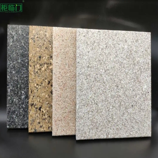 Stone Pattern Aluminum Curtain Panel Waterproof Weather Resistant For Decoration
