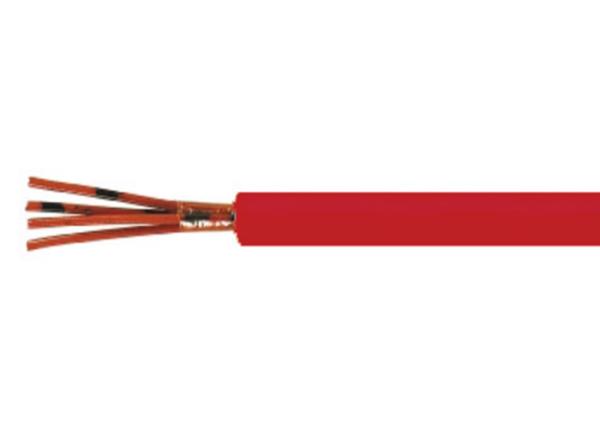 0.8mm Diameter Fire Alarm Cable / Low Voltage Power Cable Plastic Foil Shielding