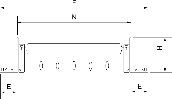 Двойные грили воздуховода отклонения 0,8 1.0mm алюминиевые