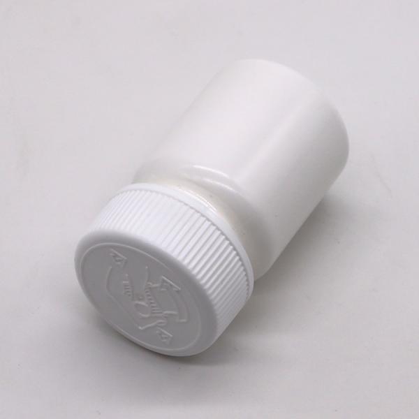 Small Capacity 40ml HDPE Plastic Bottle with Screw Cap and Custom Label Printing