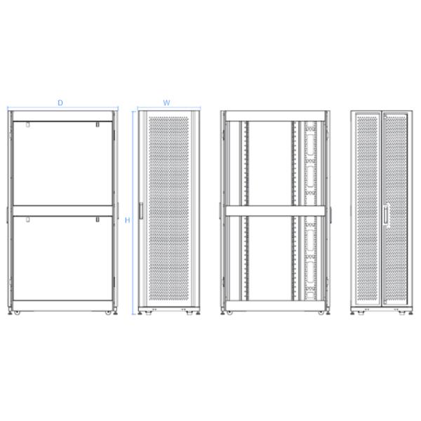 Server Rack Cabinets IDC-04 42U , Date Center Accessories , from China Manufacturer - Zion Communiation