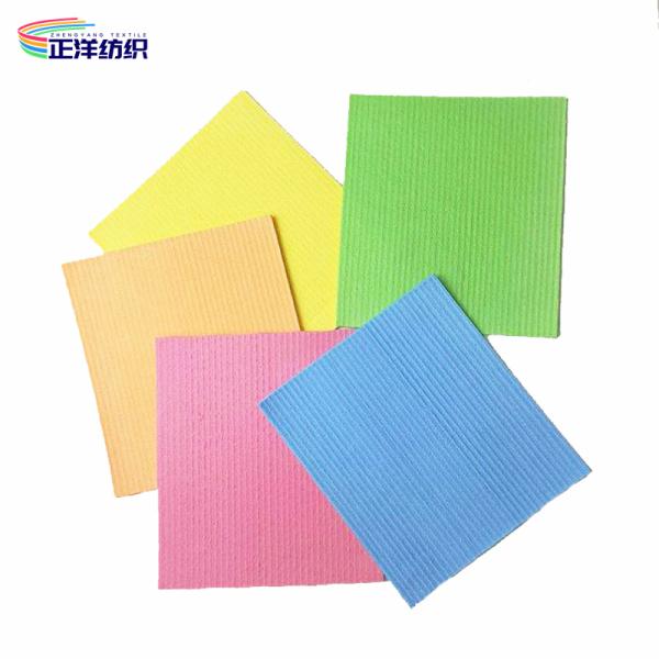 500gsm Absorbent Disposable Dish Cloths 20X18CM Swedish Cellulose Sponges