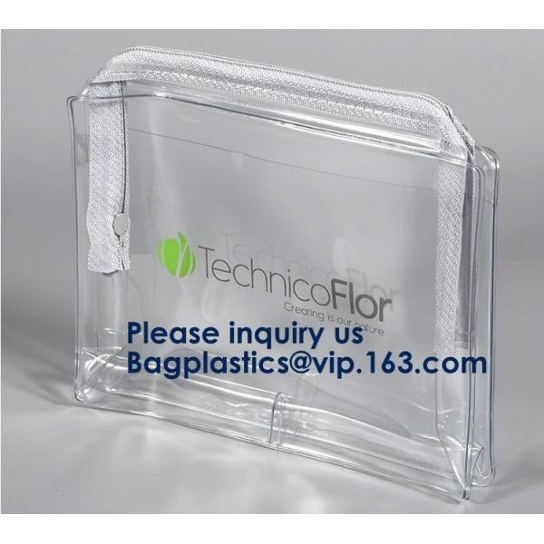 Cosmetic Makeup Bags, Frosted Promotional Frosted Makeup Cosmetic Bag Cloth Packaging With Slider Zip-Lock