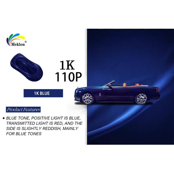 Une bonne couverture 1K Stand Blue Chinese Automotive Coating /Car Paint/Auto