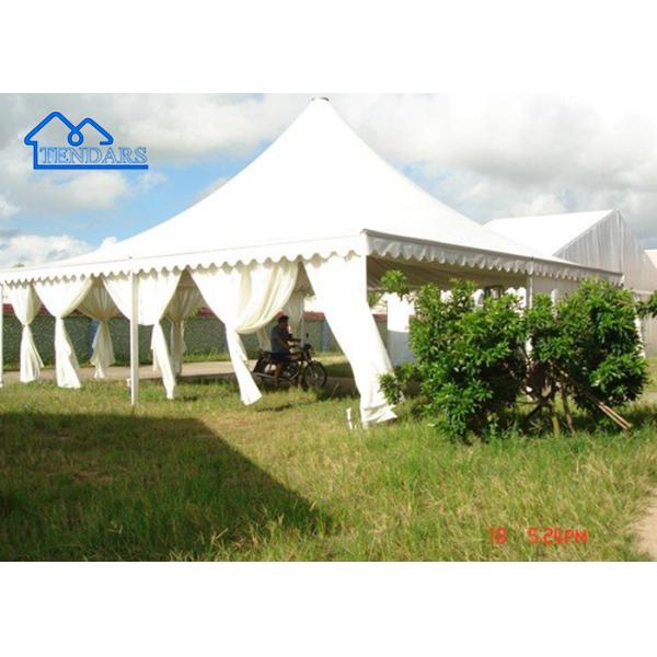 Quality Custom PVC Fabric Aluminum Alloy Frame Waterproof Canopy Pagoda Party Tent