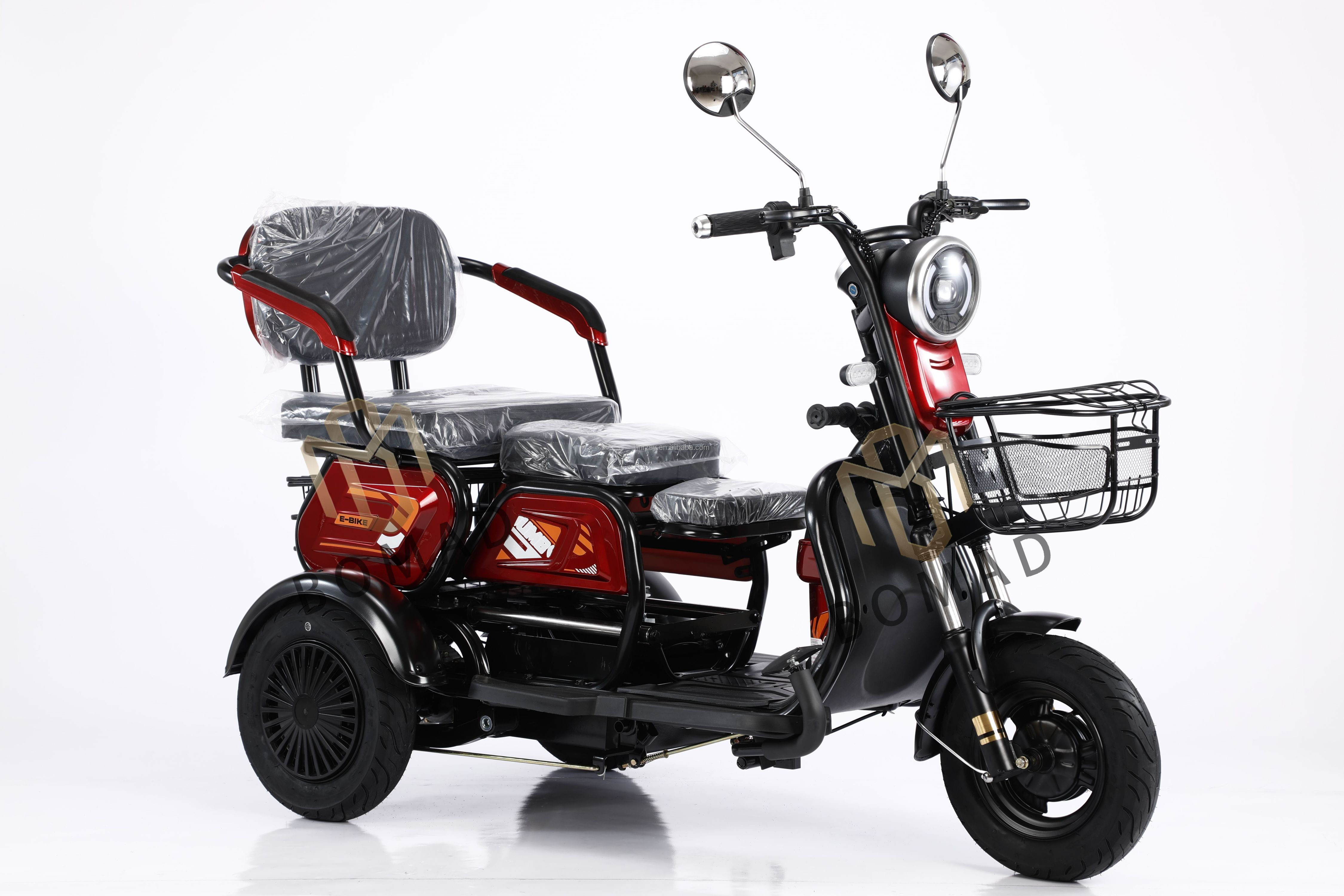 Electric Tricycle Motorcycle with Bluetooth Smart Type and Front Disc Rear Disc Brake Performance