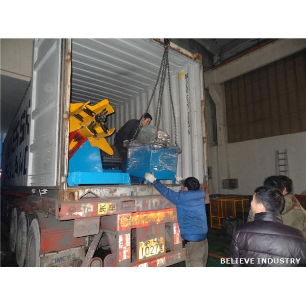 Seamless Half Round Gutter Roll Forming Machine With Side Panel Structure