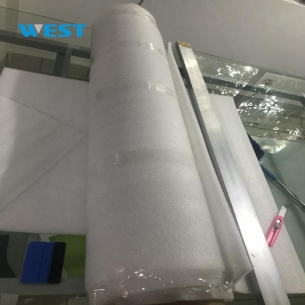 Película autoadhesiva de color gris oscuro a prueba de explosión fácil de instalar