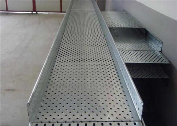 Steel Cable Tray / Strut Channel Support Roll Forming Machine 8-15m/min