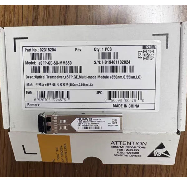 ESFP-GE-SX-MM850 Huawei SFP Optical Transeiver Multimode Module 02315204
