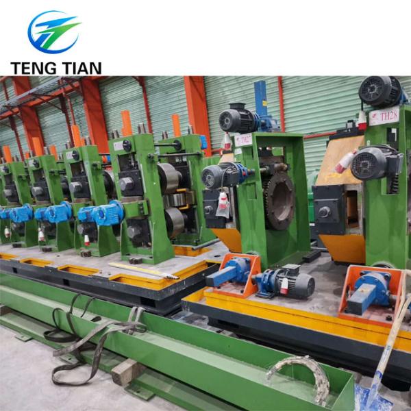 3-8mm Steel Pipe Production Line 150-254mm Diameter High Speed