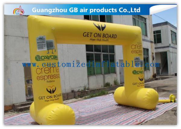Outdoor Halloween Inflatable Archway Air Arch With Inflatable Advertising Signs