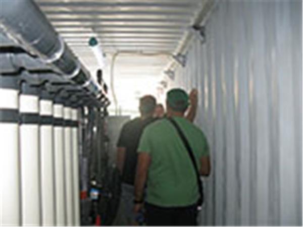 100TPH Desalination Reverse Osmosis RO Plant Fiberglass Material 10kw