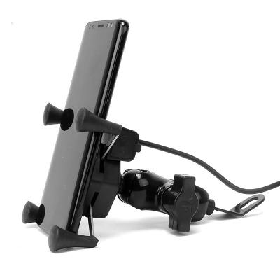 O telefone ajustável do velomotor do guiador monta para 3 polegadas o telefone celular de 7 polegadas
