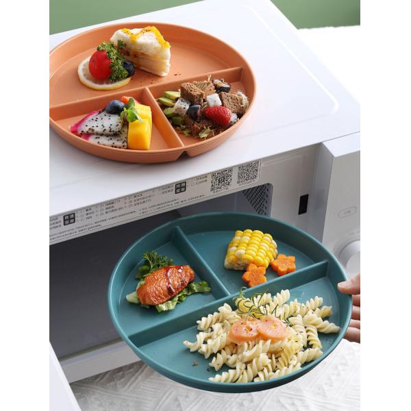 Многоразовый 3-комплектный обеденный столик БПА-беспроводный микроволновый посудомоечный автомат безопасный пшеничный волокно PP