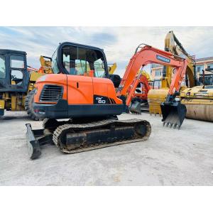 Excavadora hidráulica de orugas Doosan Dx60 usada de alta calidad de Corea en oferta