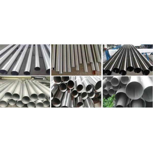 ASTM Round Brushed Stainless Steel Tube 904 430 6061 Material