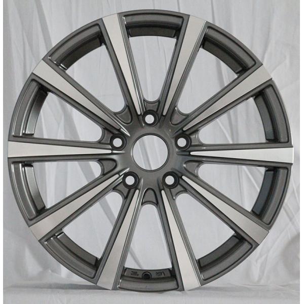 Черный сплав автомобиля катит 17 выкованные дюймами колеса черного вторичного рынка алюминиевые