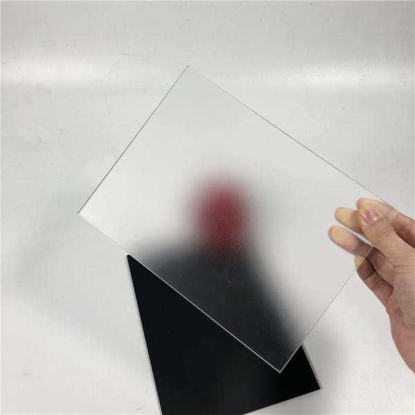 Thin 1220*2440mm Frosted Plexiglass Sheets Opaque Plexi Glass Customized
