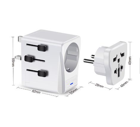 Universal Wireless Wall Charger Grounded EU/AU/UK/US Plugs All In One