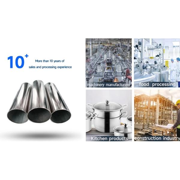 TP304L Tp316 Stainless Steel Tube Dia 10mm Thick 2mm Cold Heading Duplex