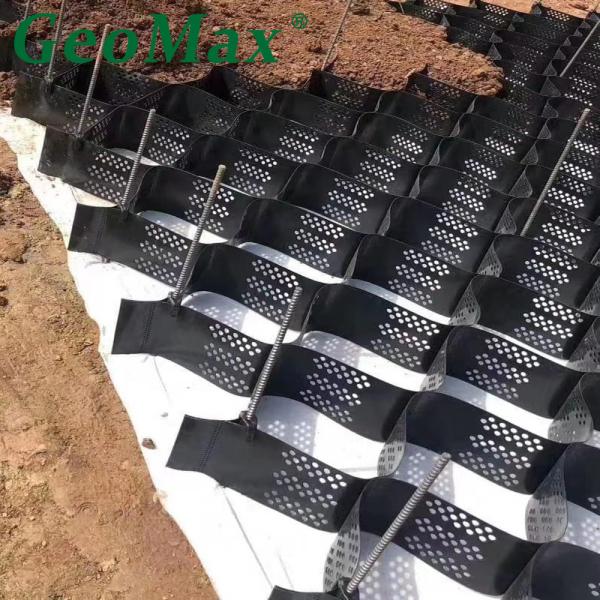 High Tensile Strength Welded Geocell  HDPE UV Resistant OIT Retaining Wall 200mm Height 356MM*356MM