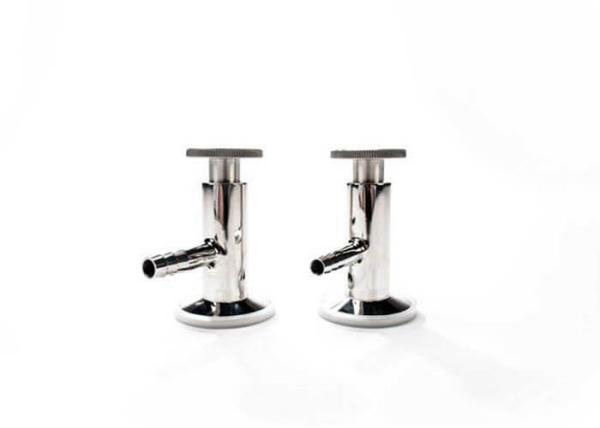 Gauges Hygienic Sample Valves Thread Connection Type For Food Beverage